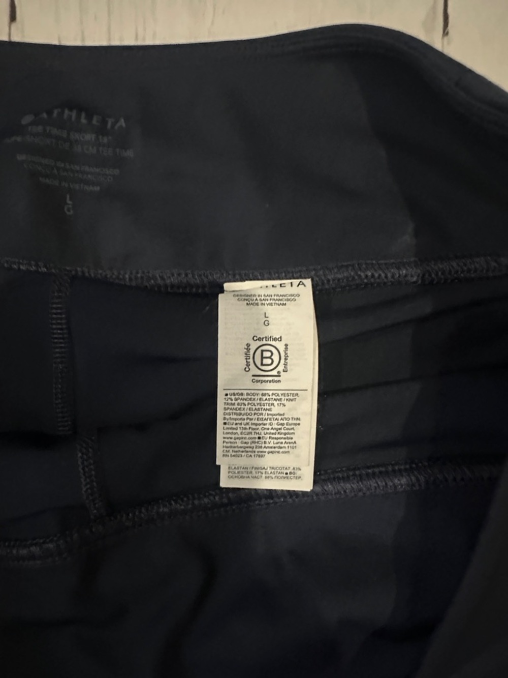 Athleta Navy Tee Time High Rise 15 “navy Blue Mini Skort - Picture 12 of 16